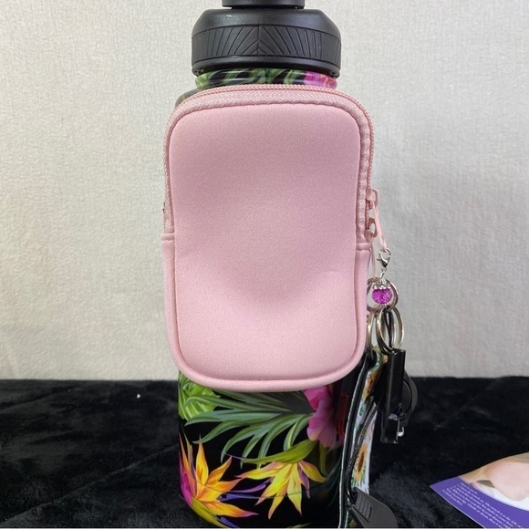 Water Bottle Pocket Key Finder Whistle Flashlight Chapstick Holder Compass - Picture 2 of 8